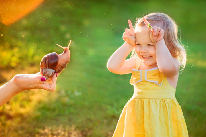 A child looking at the world with wonder